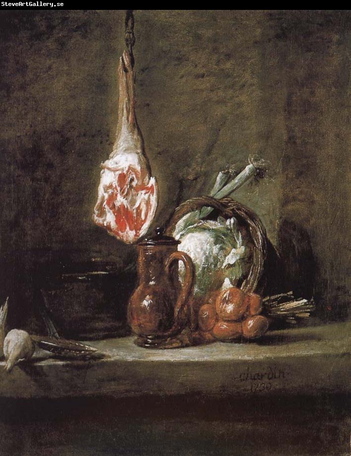 Jean Baptiste Simeon Chardin Still there is the lamb